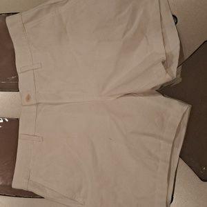 For All Mankind brand White, cotton shorts, 34" Waist